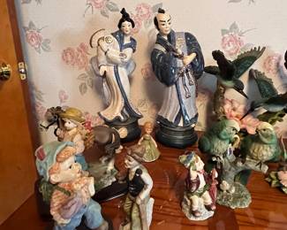 assorted figurines
