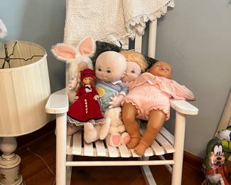 assorted dolls