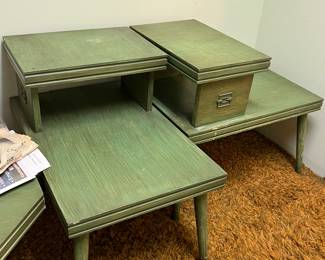 mid century table set