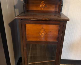 Antique music cabinet