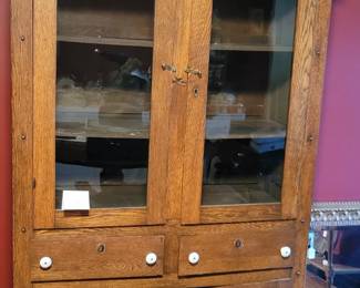 Antique kitchen cabinet, signed on back, Wilcox & Pettus, Florence. Alabama