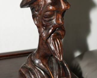 Carved wood Don Quixote