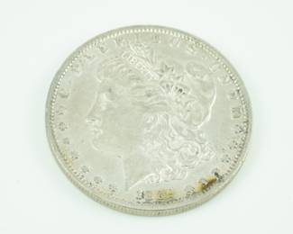There are several Morgan & Peace dollars available at this sale, as well as paper money, silver dimes, buffalo head nickels and more.  Please bring cash ONLY for fine jewelry, coins and paper money.  
