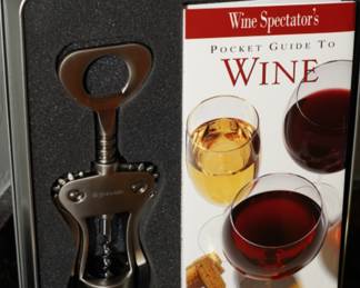 Wine Spectator bottle opener and wine guide