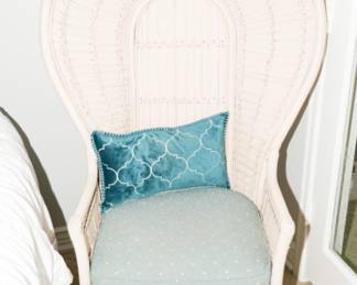 Peacock rattan chair