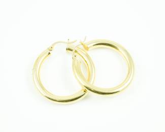 14k gold hoop earrings