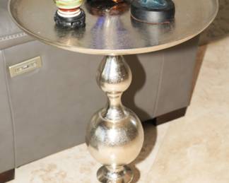 Ball & pedestal accent table