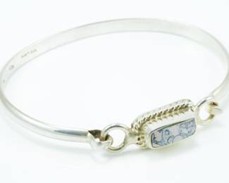 Sterling bangle bracelet