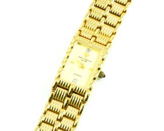 Jules Jurgenson gold tone watch