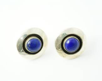 Sterling & lapis earrings
