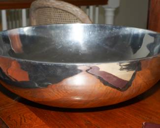 Huge silver bowl
