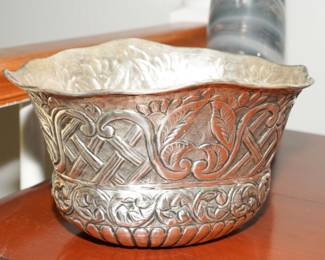 Antique silver bowl