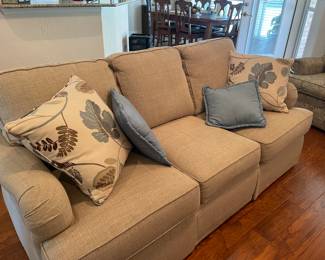 Lovely sofa with pillows