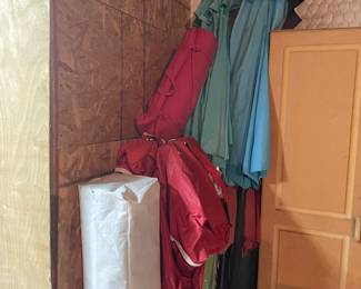 Several umbrellas
