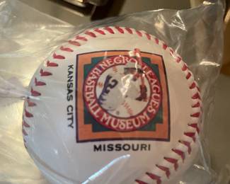 Kansas City Negro Leagues Baseball Hall of fame autograph baseball by John "Buck" O'Neil 