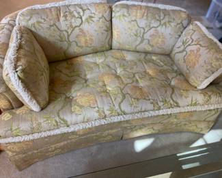 Vintage Floral Loveseat 