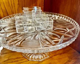 Beautiful Glass Cake Stand