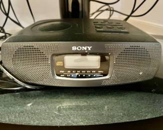 Sony AM/FM Stereo Dual Alarm Clock Radio & CD Player