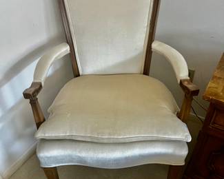 Velvet Highback Upholstered Chair