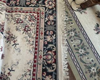 Blue/Red and Green Rugs