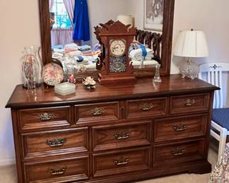 American Drew dresser with mirror.
