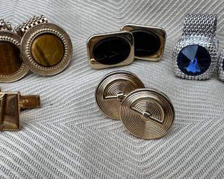 Nice collection of cuff links.