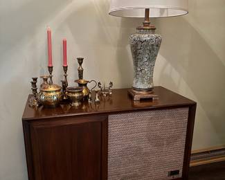 Zenith console radio.