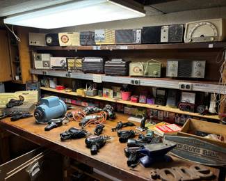 Soldering irons, motor, radios