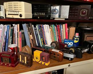 Novelty radios, books