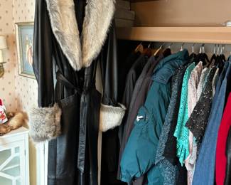 Vintage leather coat