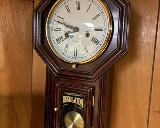 Vintage regulator wall clock