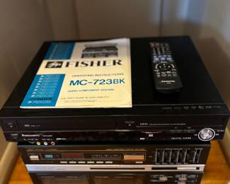 Stereo system, VCR 