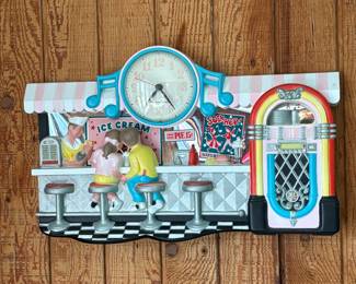 Vintage diner clock