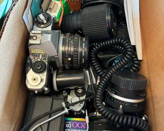 Vintage camera equipment / lenses 