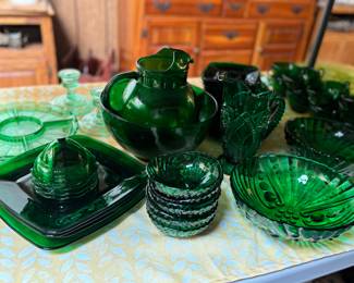 Forrest green glass