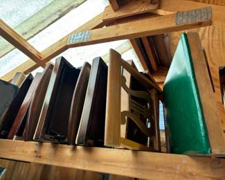 Vintage folding chairs