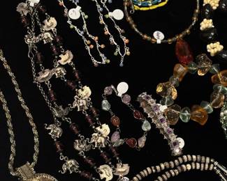 Elephant necklace, pendants, bracelets, jewelry