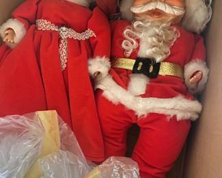 Vintage Christmas Decor, Many, Many bins filled