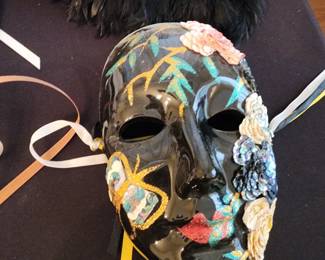 Decorated Ceramic Mask