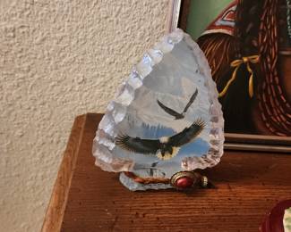 Eagle Sculpture Spirit of the Talisman Arrowhead