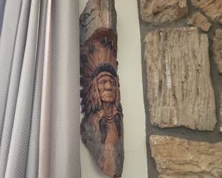Native American Carved Wall Art