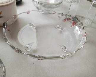 Glass Fruit Dish