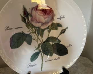 Roy Kirkham Redoubte Rose Plate 1996