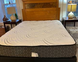 Antique Queen Size Headboard- complete 