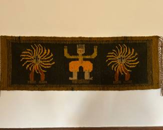 “Lion Tamer” hand woven tapestry - Poland