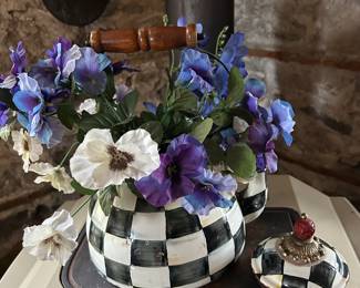 McKenzie Child teapot as is - for decorative purposes 