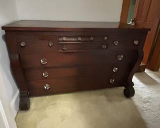 American Empire Mahogany Chest of Drawers