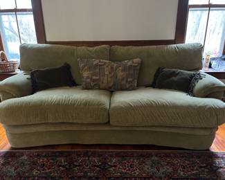 Like new Allen White sofa and matching chair
