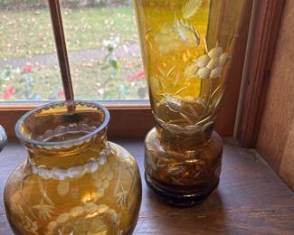 miodowy wazon HUTA HORTENSJA