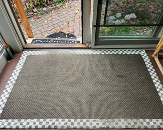 Courtly Check 6' x 9' Grey Sisal Rug